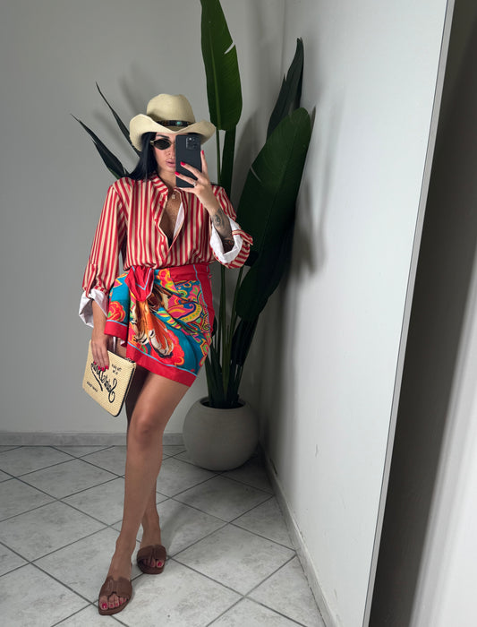 Coordinato camicia+gonna pareo✨