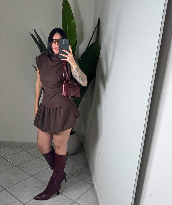 Dress babe✨marrone