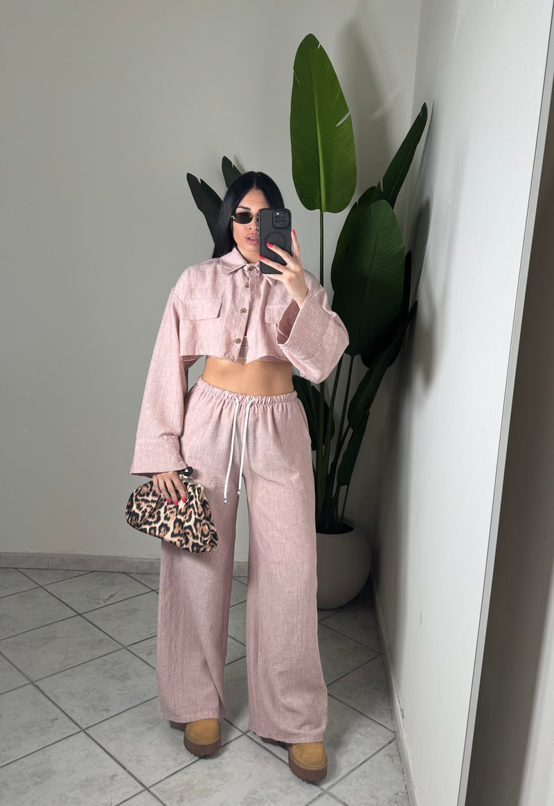 Coordinato in lino 3 pezzi✨
