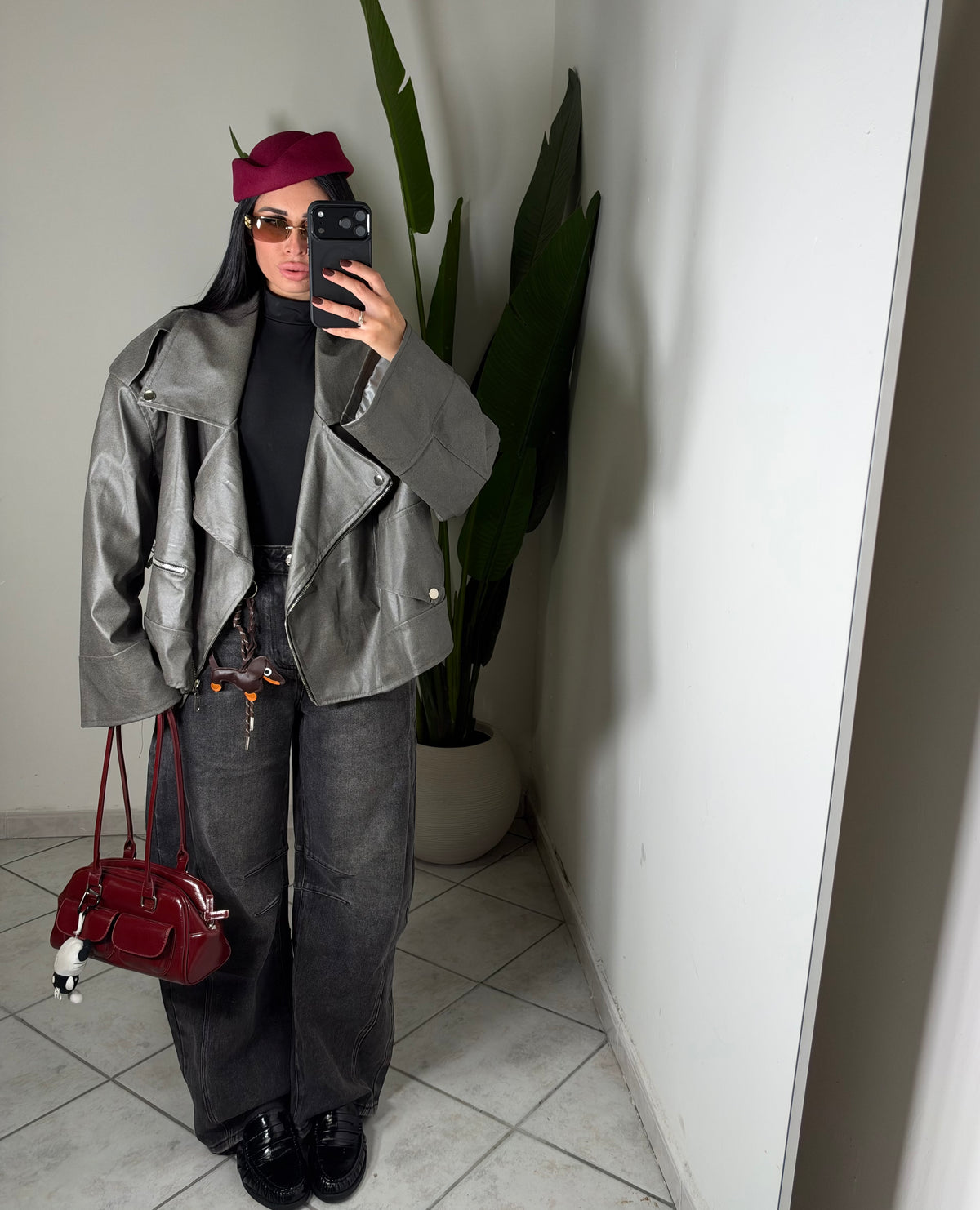 Chiodo over size✨grigio