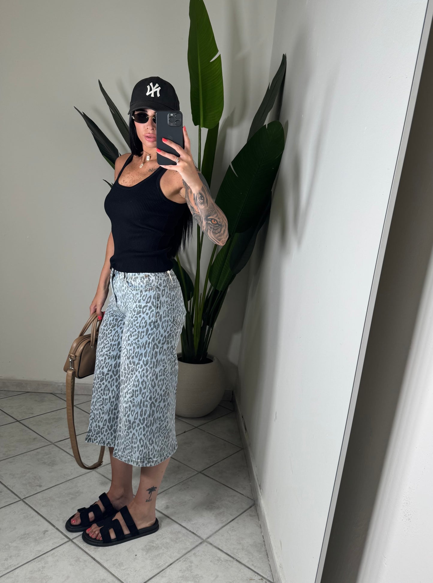 Bermuda maculato denim ✨