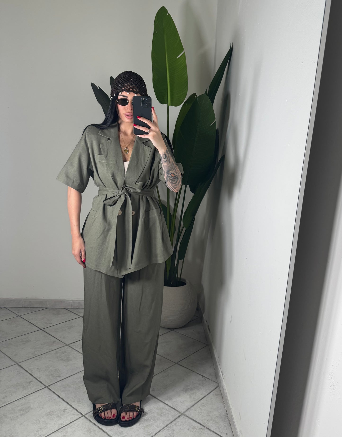 Tailleur lino✨