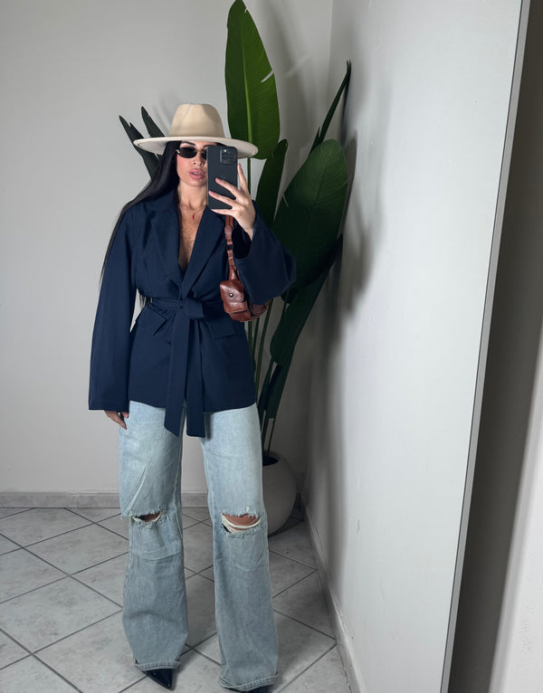 Blazer con cintura ✨blu