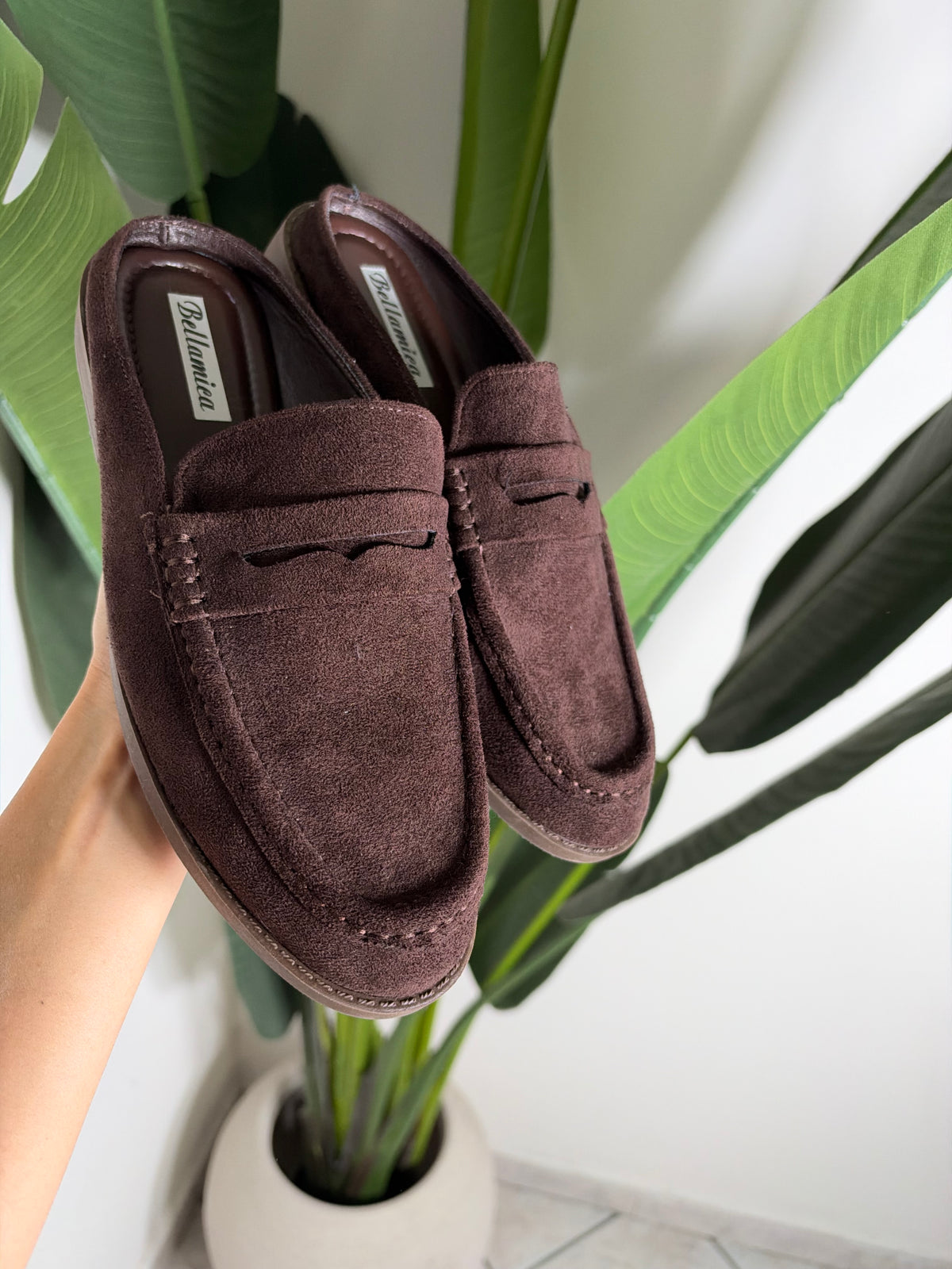 Mocassino camoscio ✨marrone