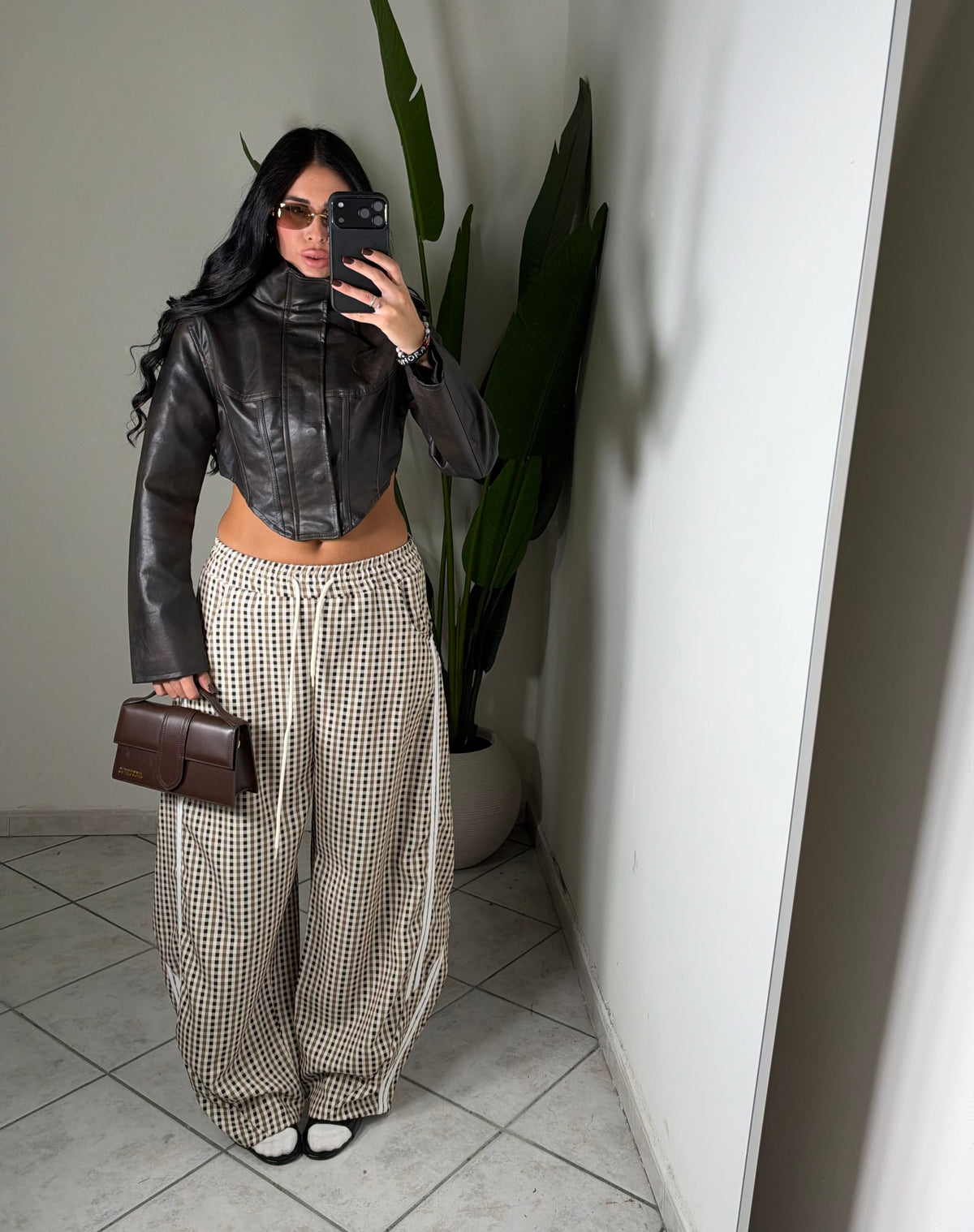 Pantalone ballon quadretti✨