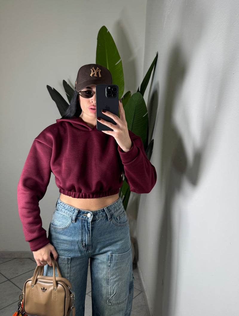 Felpa crop ✨