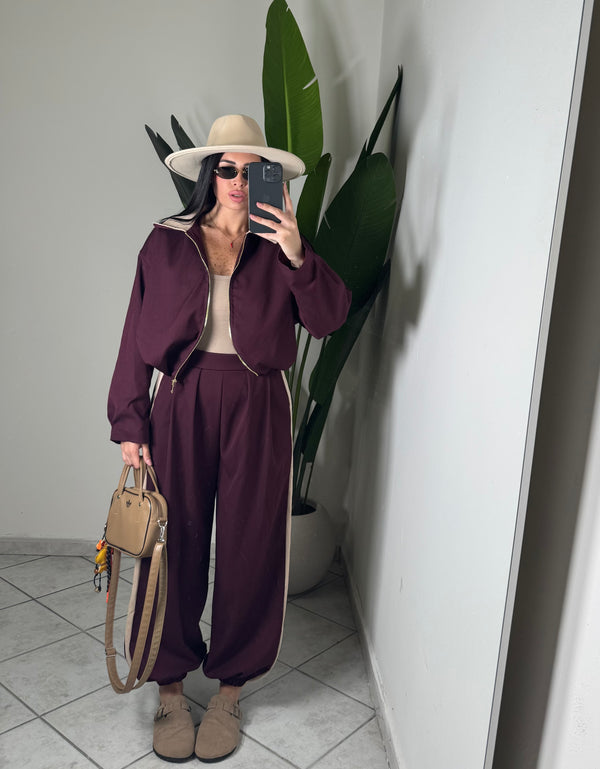 Coordinato emily✨Bordó