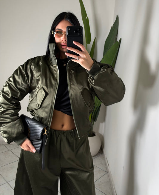 Bomber lumina VERDE✨