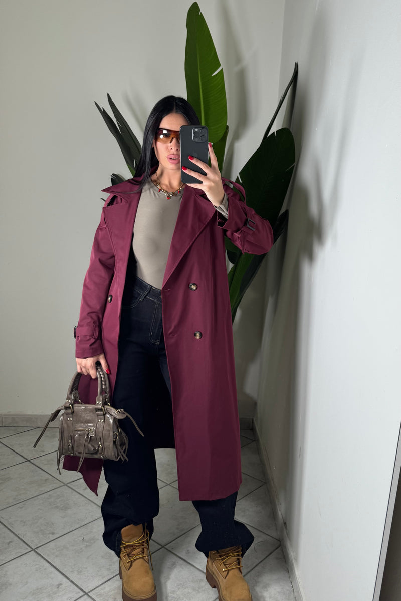 Trench Bordó✨