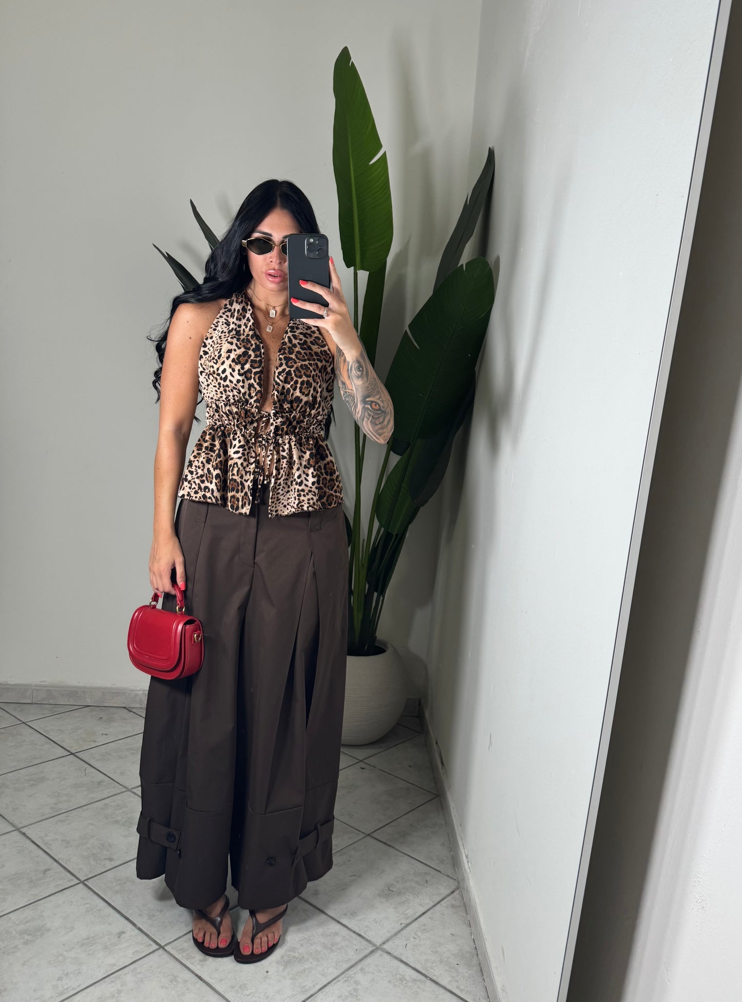Pantalone palazzo✨marrone