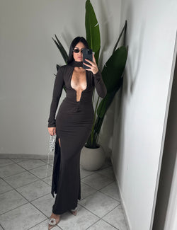 Long Dress GINNY✨marrone