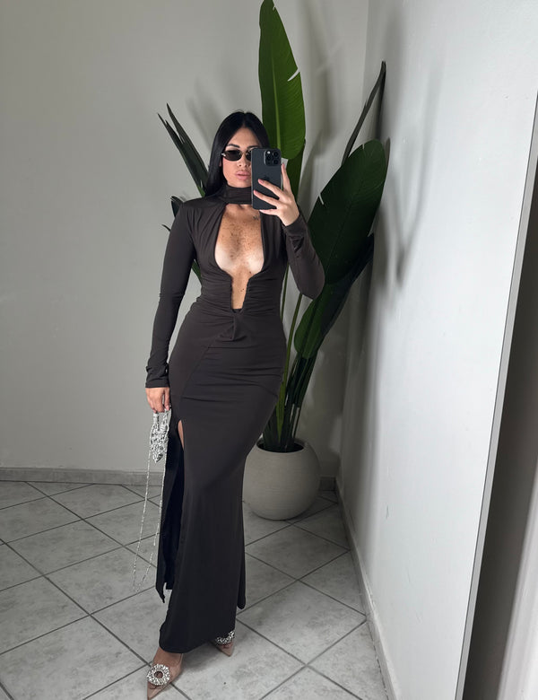 Long Dress GINNY✨marrone