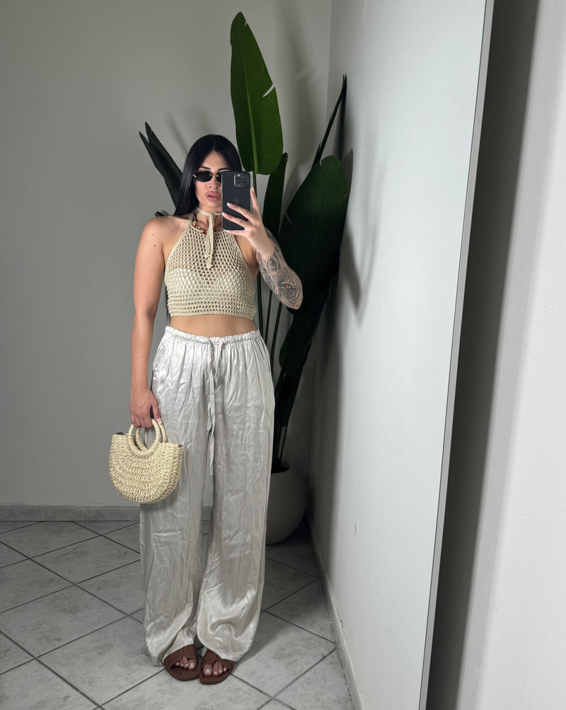 Pantalone raso
