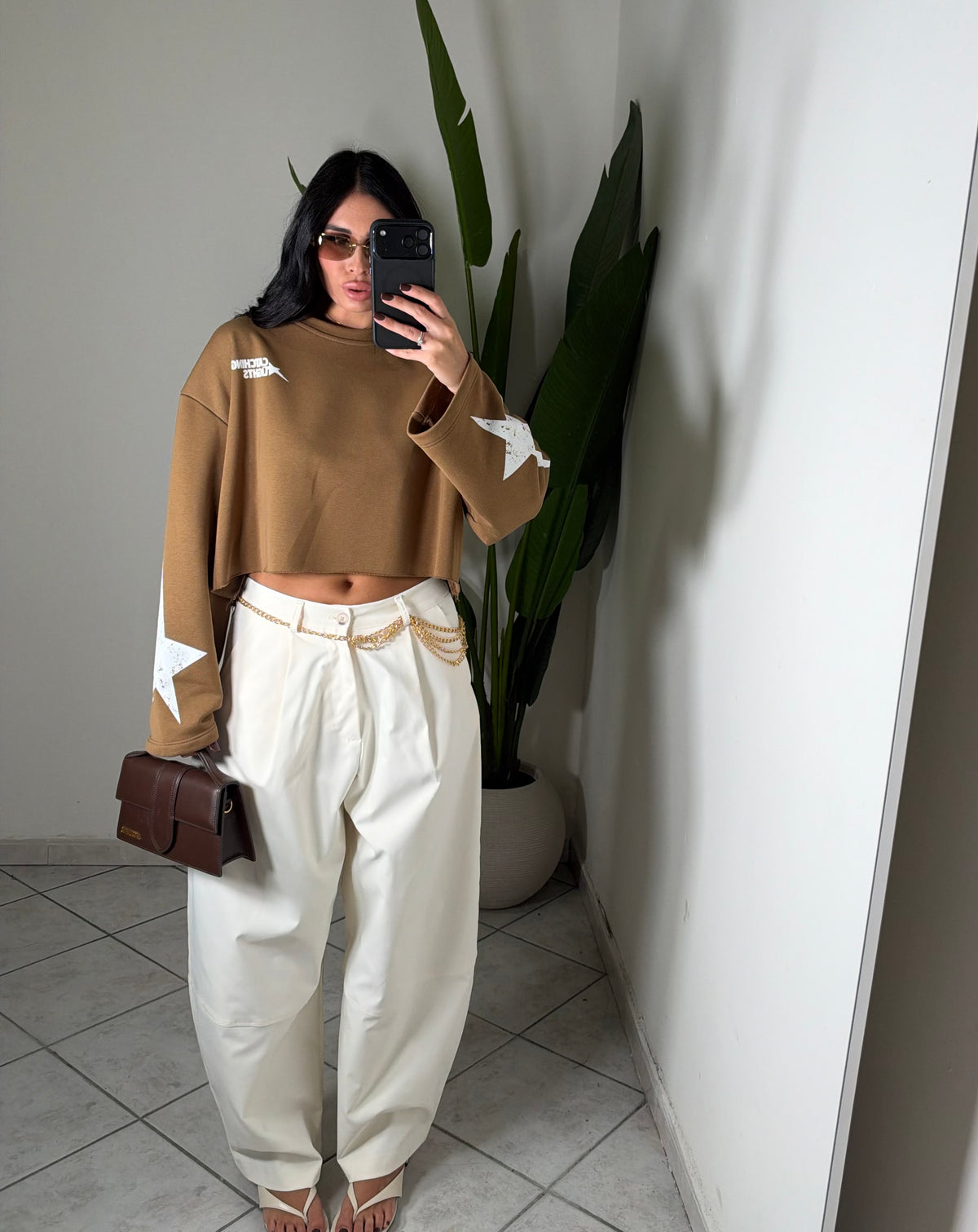 Pantalone JUST WEST✨panna