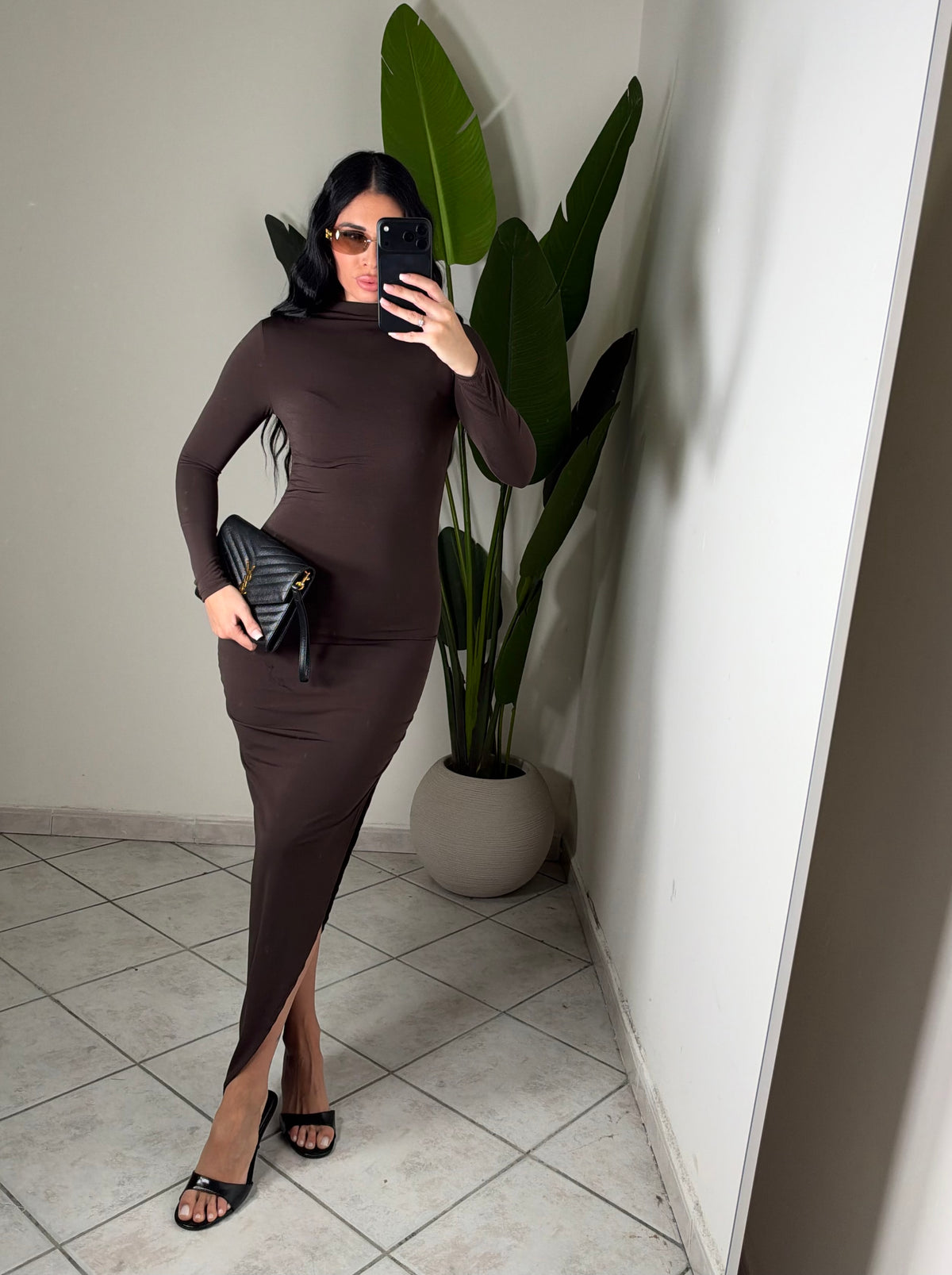 Long dress kim✨marrone
