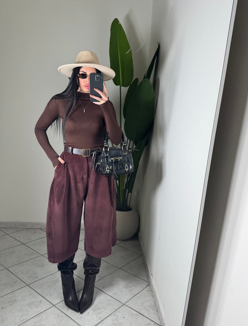 BERMUDA JUST WEST✨BORDÓ