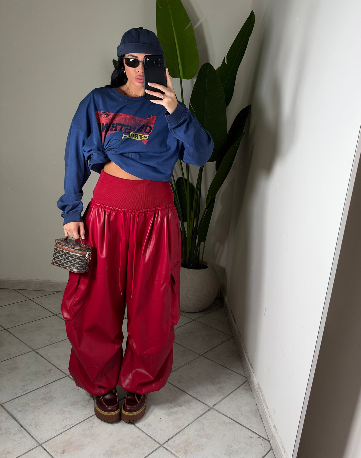 Pantalone cargo✨RED