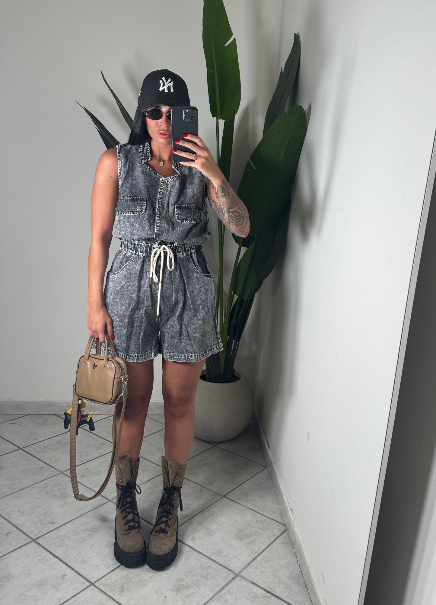 MINI JUMP IN DENIM GRIGIA✨
