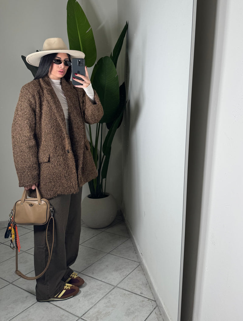 Maxi Blazer over marrone✨