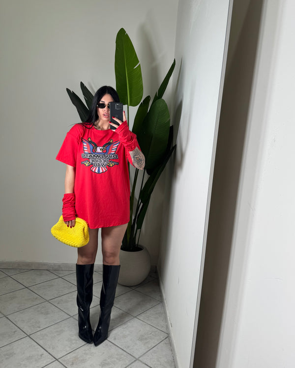 MAXI T-SHIRT CON GUANTI
