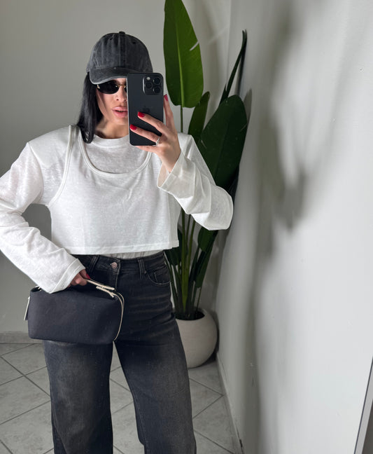 T-shirt azara✨bianco