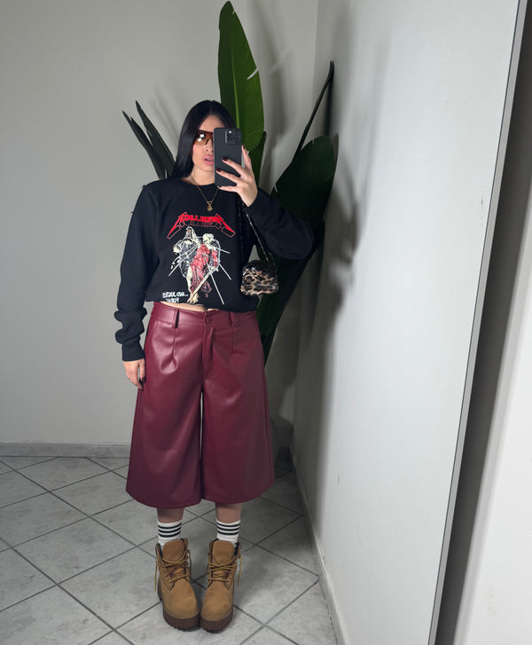 Maxi bermuda ✨Bordó