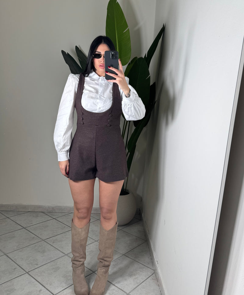 TUTINA+CAMICIA✨marrone