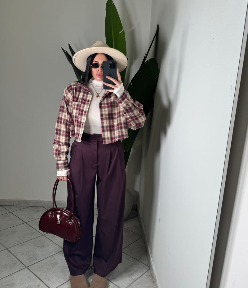 Camicia crop✨