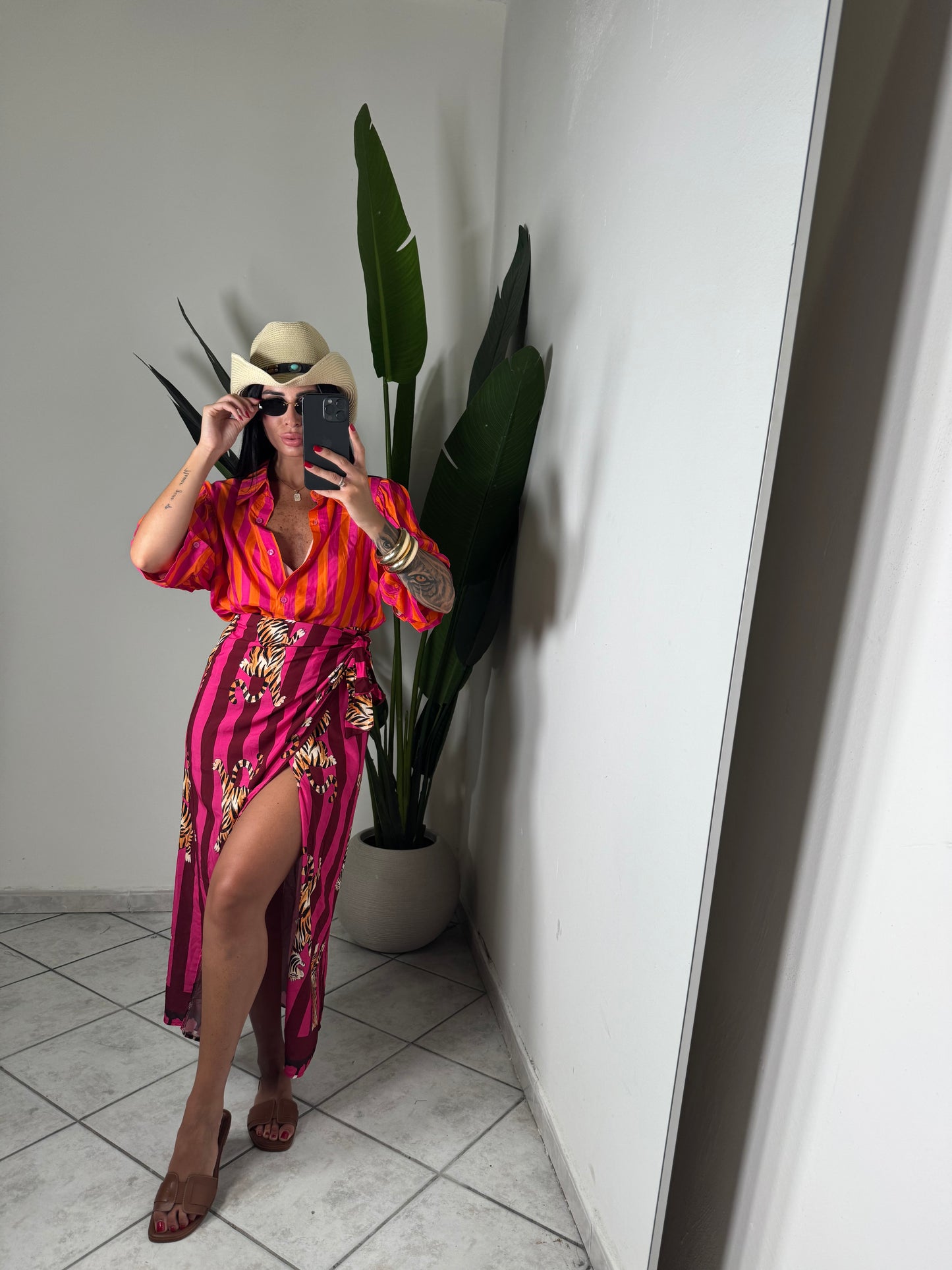 Gonna pareo fucsia✨