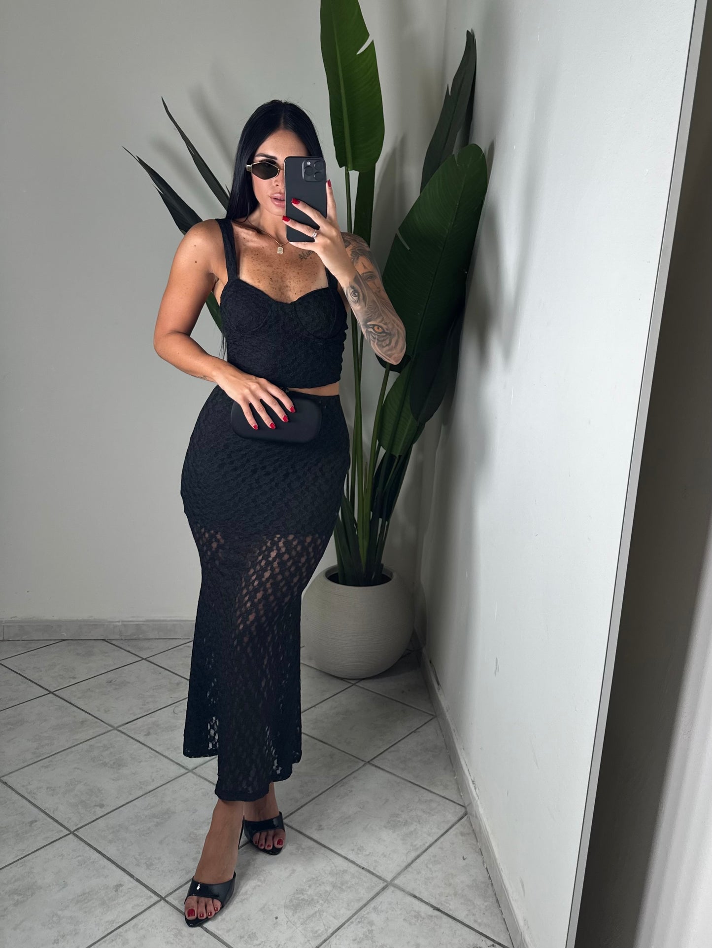 Coordinato in pizzo✨