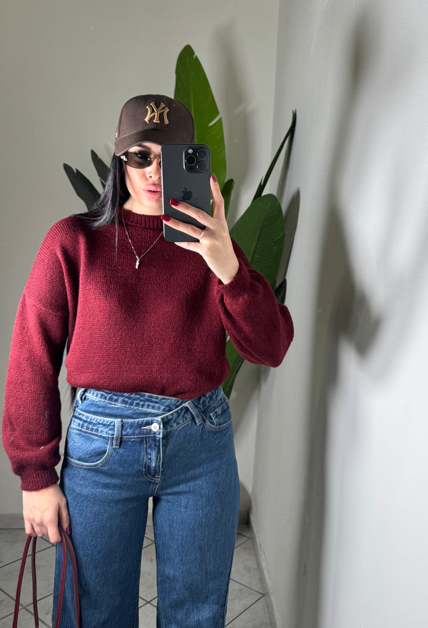 PULL BORDÓ✨