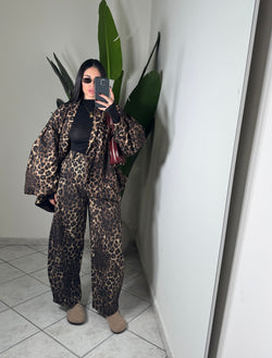 Giacca animalier manica ballon✨