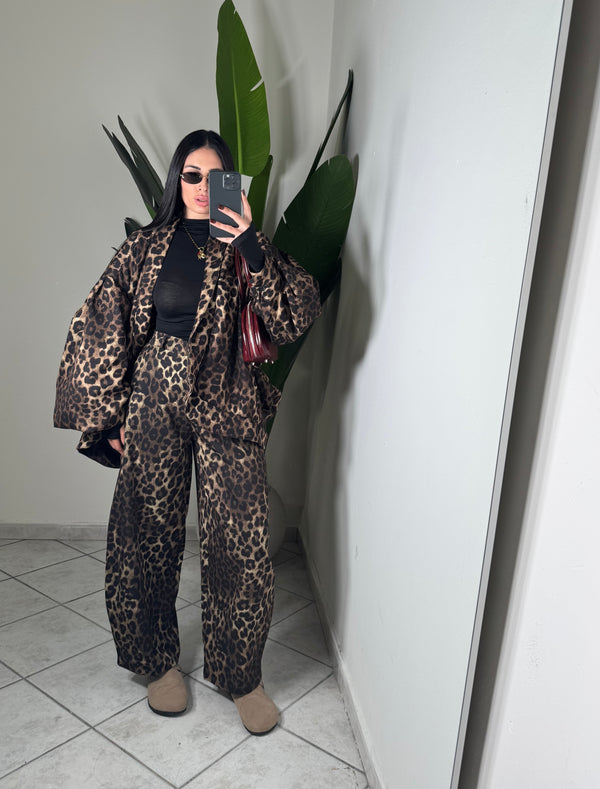 Giacca animalier manica ballon✨