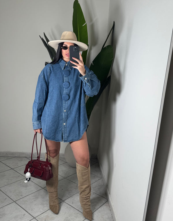 CAMICIONE DENIM✨