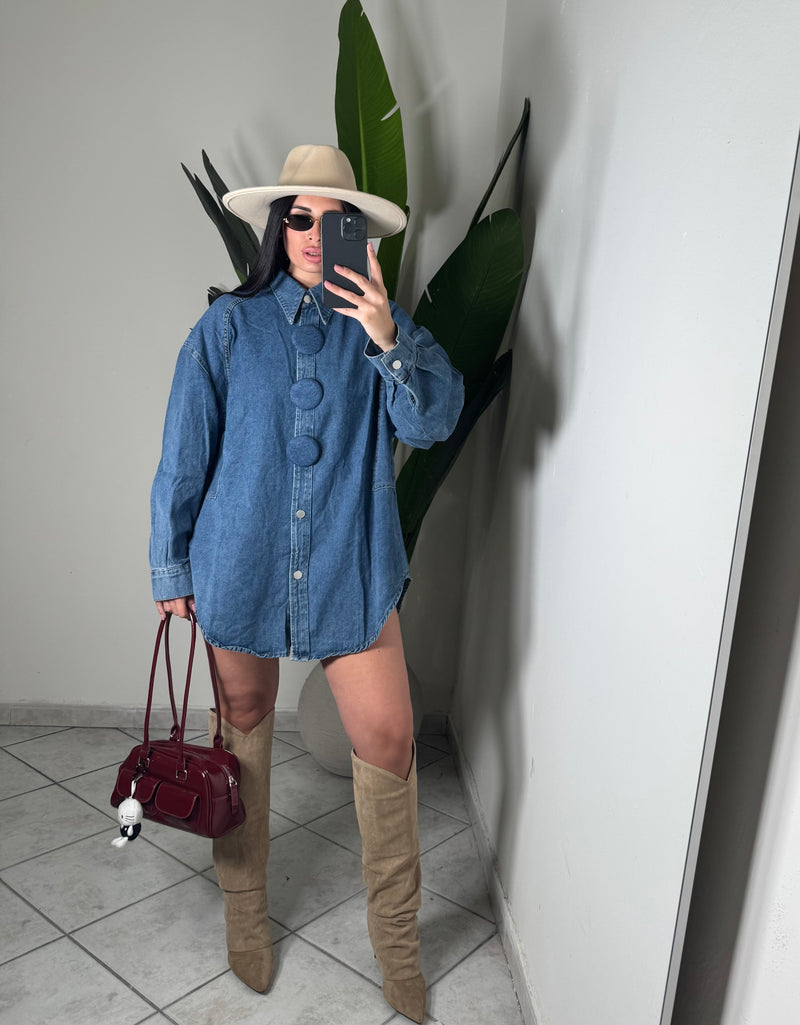 CAMICIONE DENIM✨