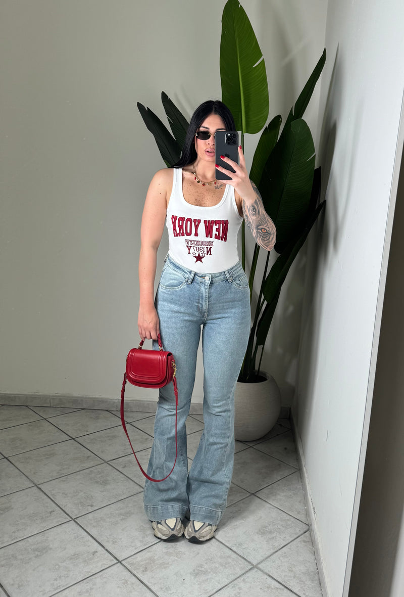 Jeans flare✨chiaro