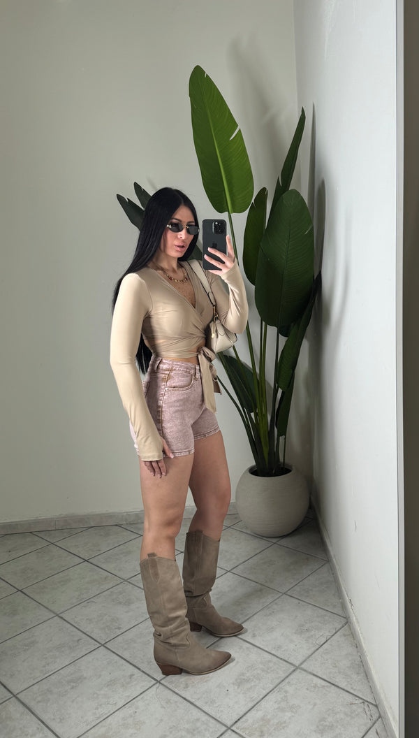 Shorts rosa
