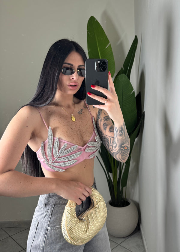 Bralette shine ✨rosa