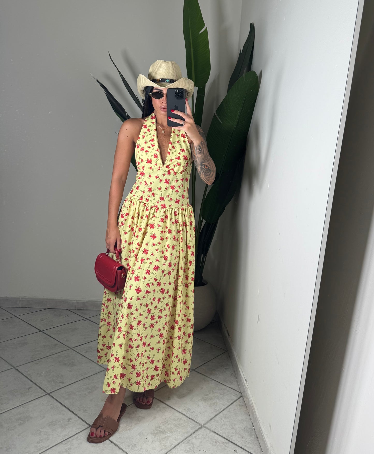 Long dress Flower✨giallo
