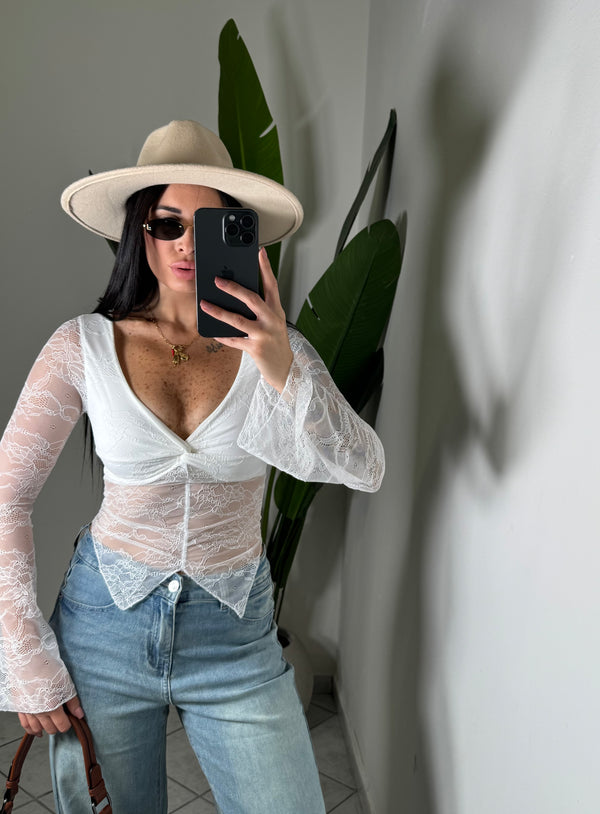 Magliettina in pizzo✨