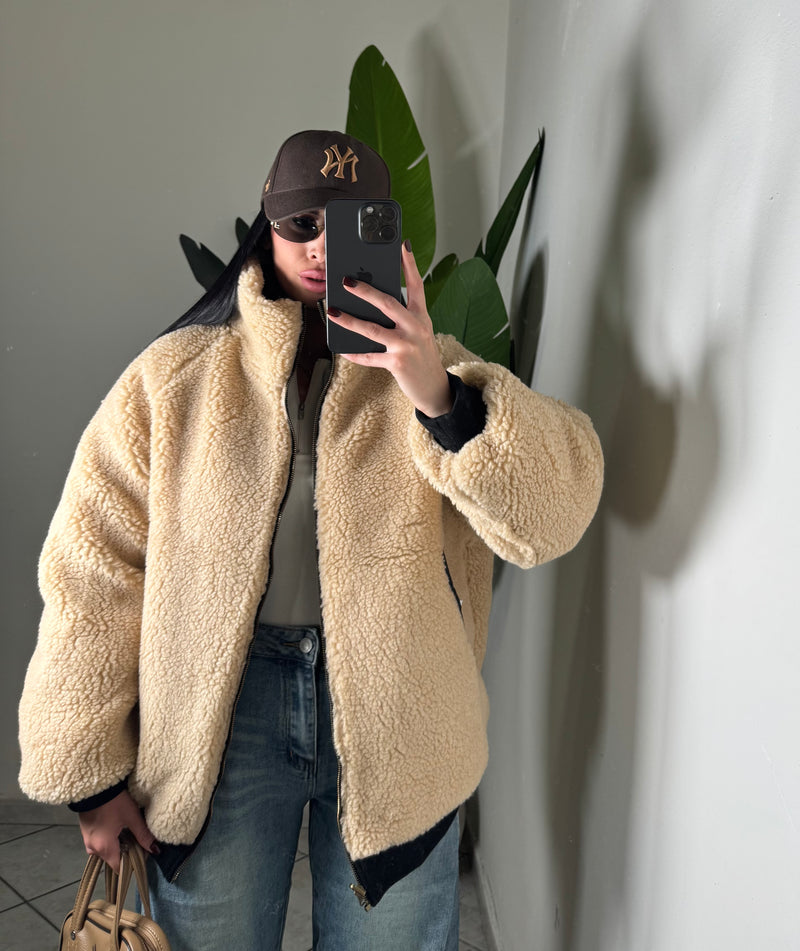 Bomber teddy✨reversibile