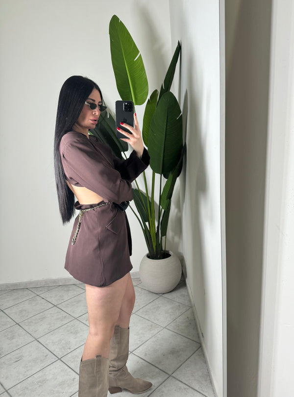 Blazer DRESS ✨marrone
