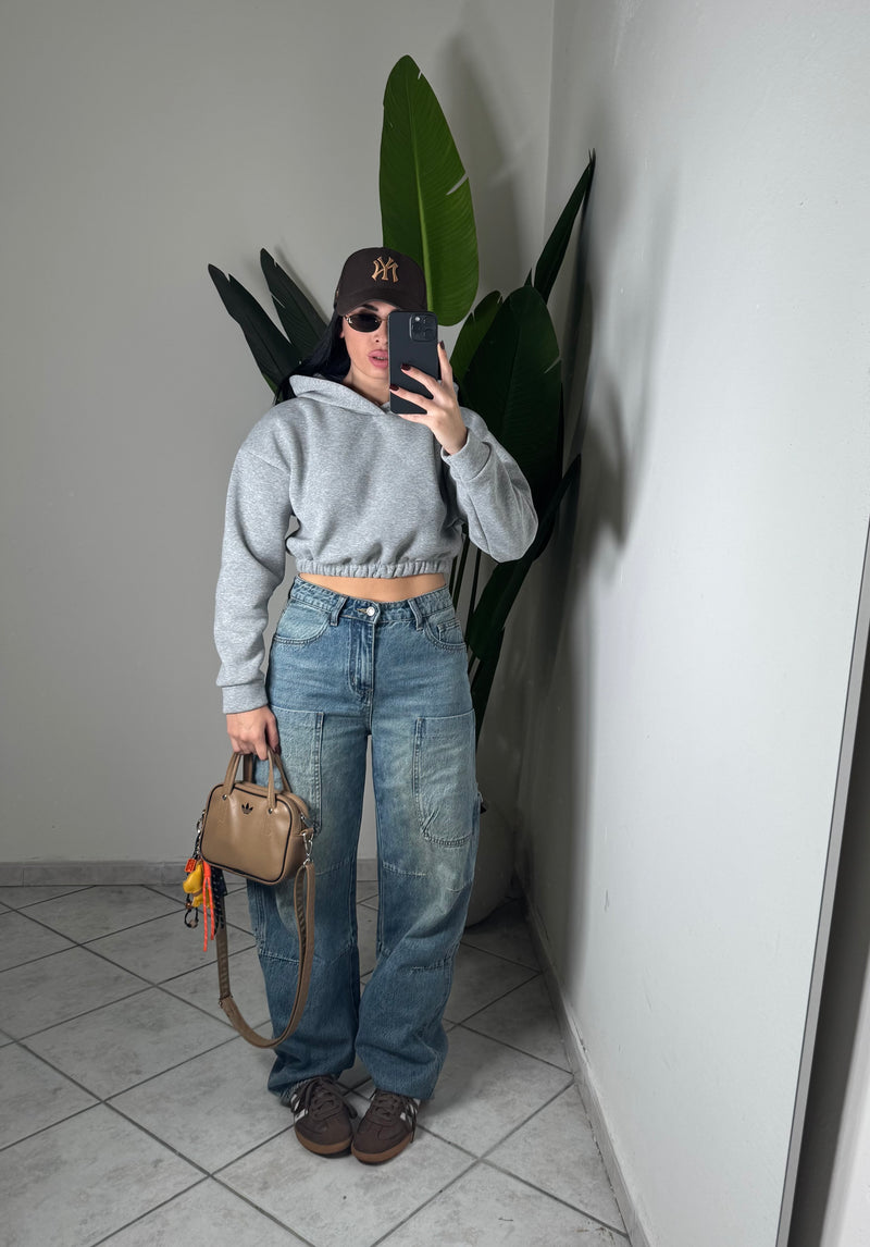 Felpa crop ✨