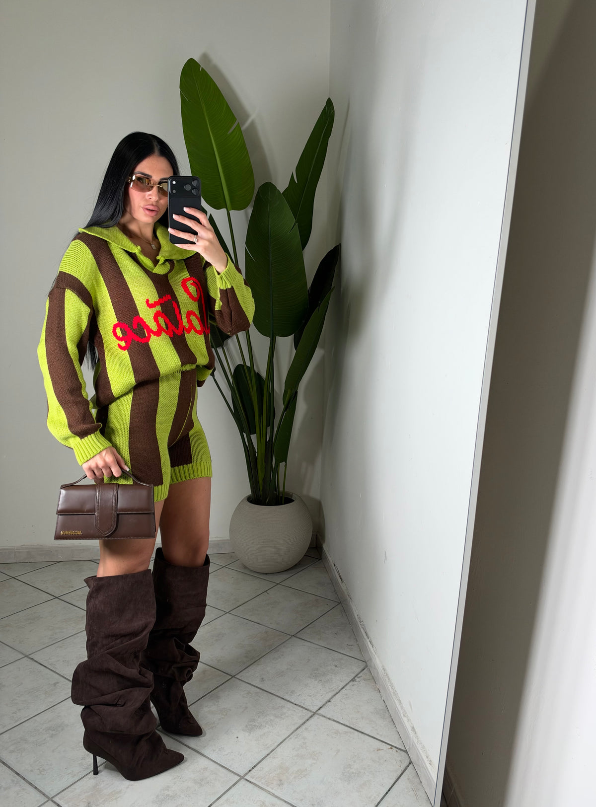 Coordinato JENNY✨verde marrone