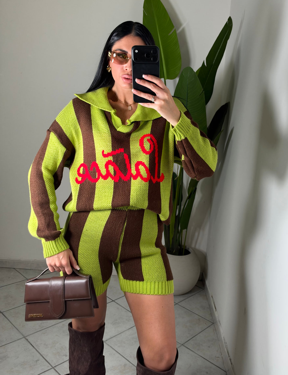 Coordinato JENNY✨verde marrone