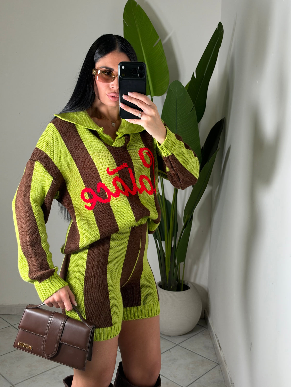 Coordinato JENNY✨verde marrone