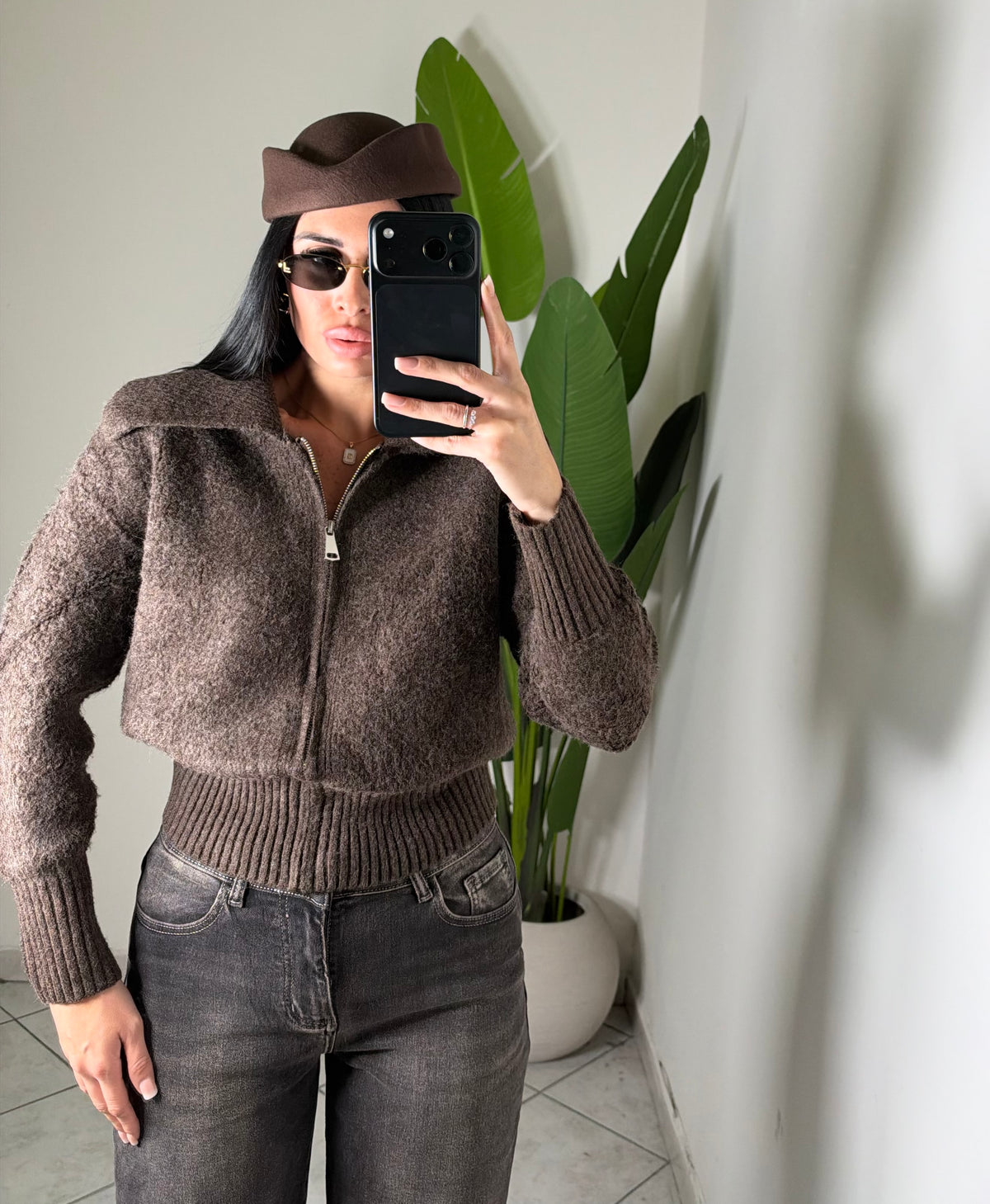 Cardigan zip teddy✨